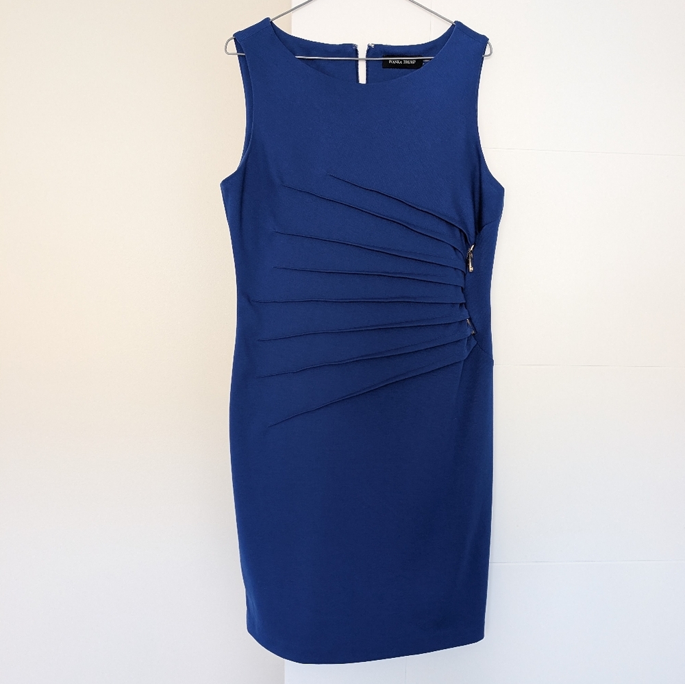 Ivanka Trump Royal Blue elegant Dress